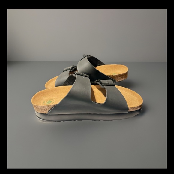 BIRKENSTOCK 
BLACK ARIZONA PAP FLEX PLATFORM
SIZE 38 - Picture 6 of 8